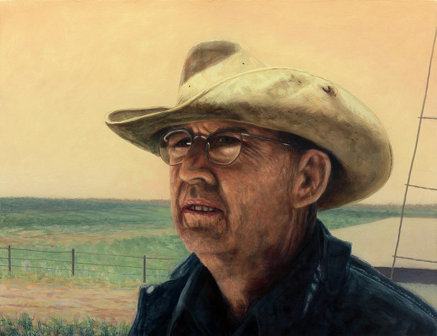 Rancher Painting by James W Johnson