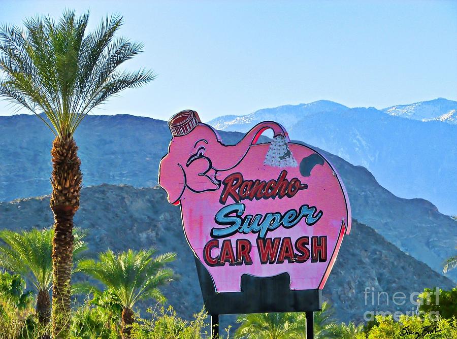 Retro Car Wash Photograph by Stacey Brooks