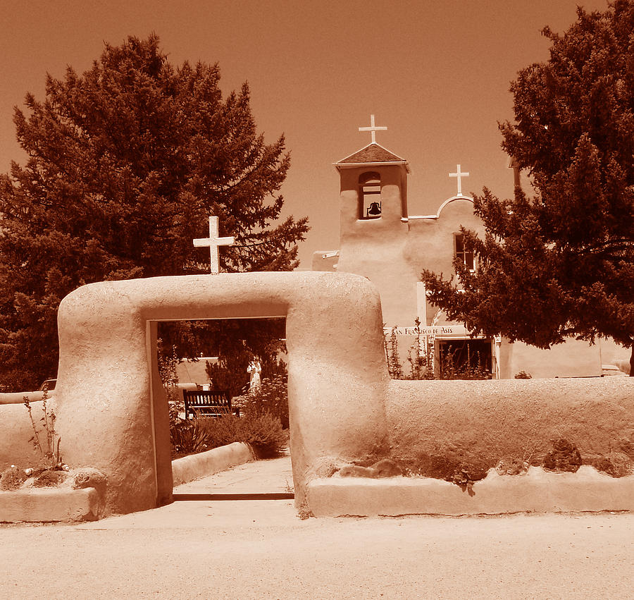 Ranchos de Taos Church   New Mexico Photograph by Wayne Potrafka