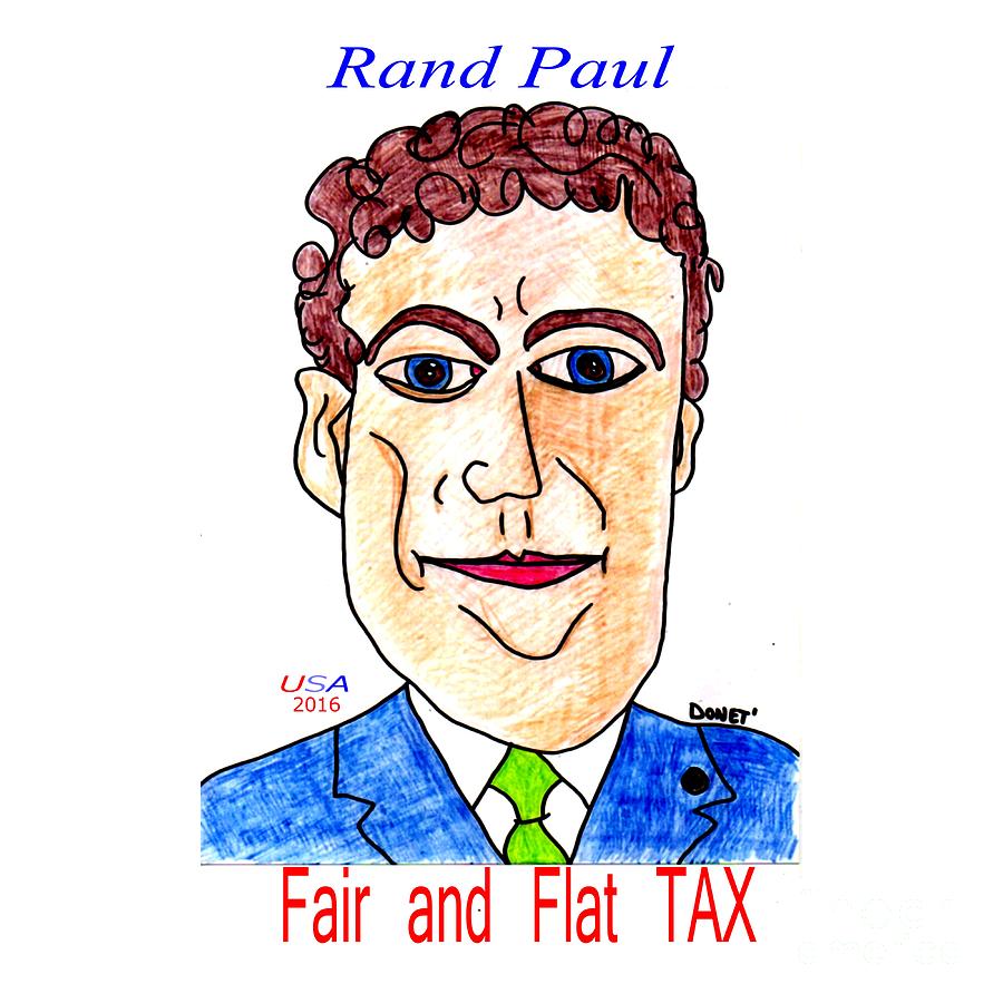 Rand Paul for President Painting by James and Donna Daugherty