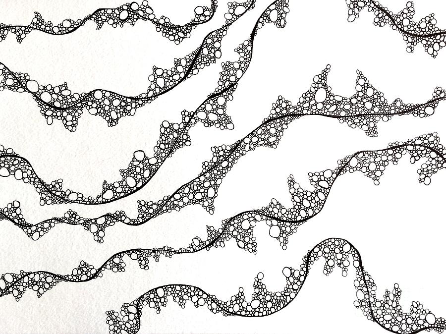 Random Cells Abstract Number 3 Drawing