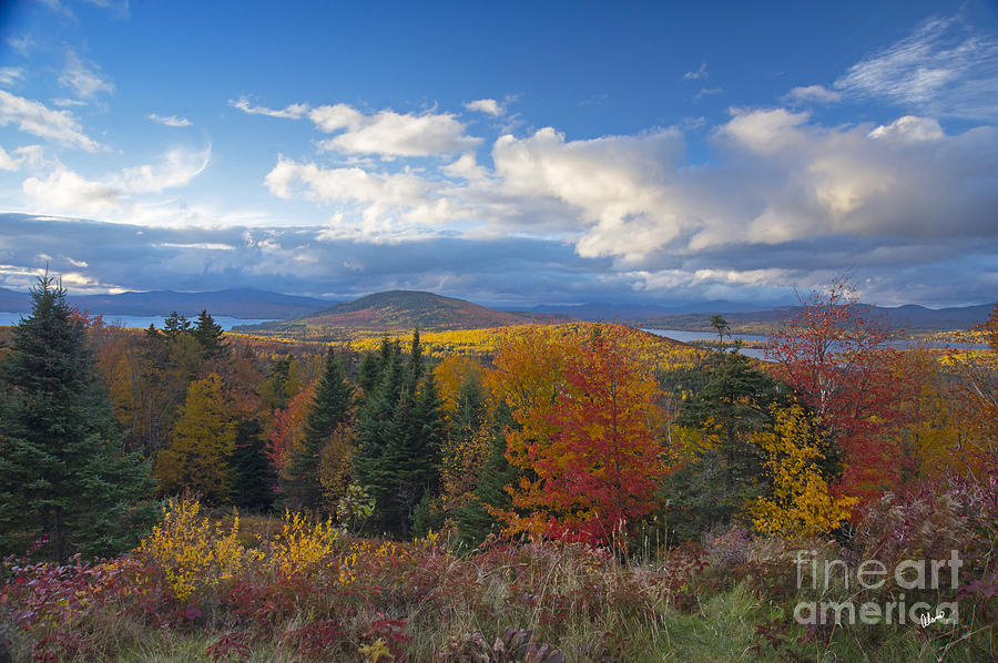 Fall Photograph - Rangeley Vista by Alana Ranney