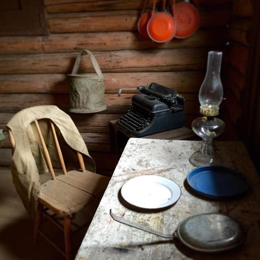 Town Photograph - Ranger Station Interior At #pioneer by Ron Meiners