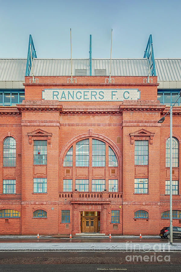 Rangers Ibrox Stadium Facade Photograph by Antony McAulay