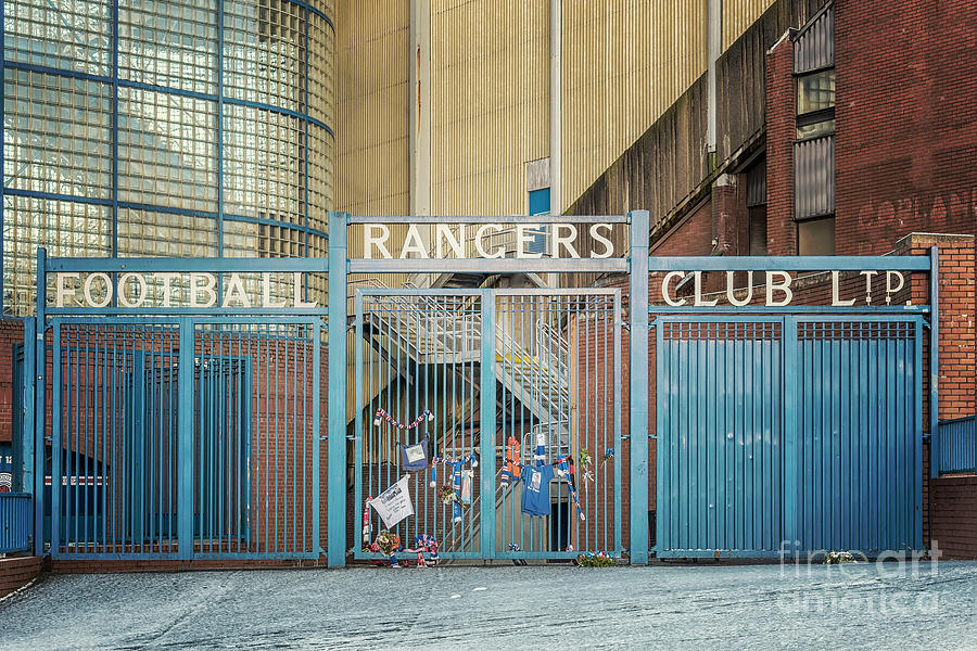 Rangers Ibrox Stadium Gates Photograph by Antony McAulay