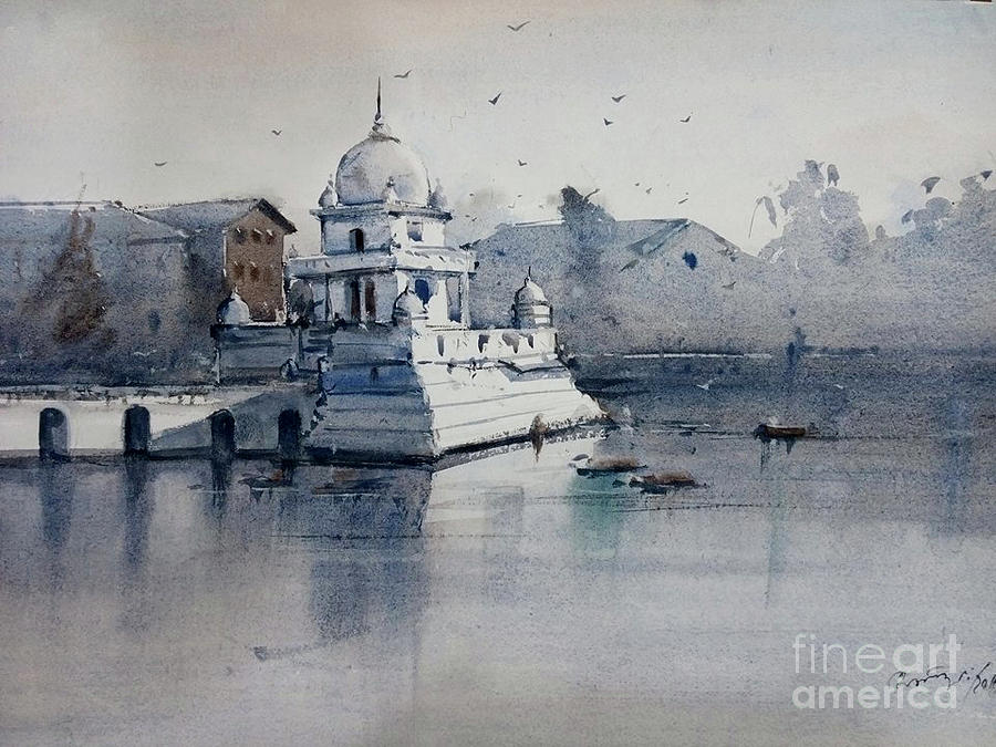 Rani Pokhari Painting by Anisur Rahman - Pixels