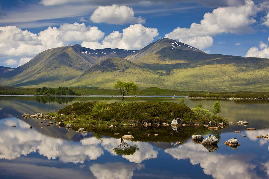 Rannoch Moor and the Black Mount Photograph by John McKinlay