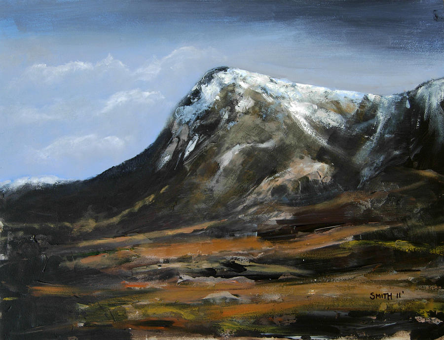 Mountain Painting - Rannoch Moor by Tom Smith
