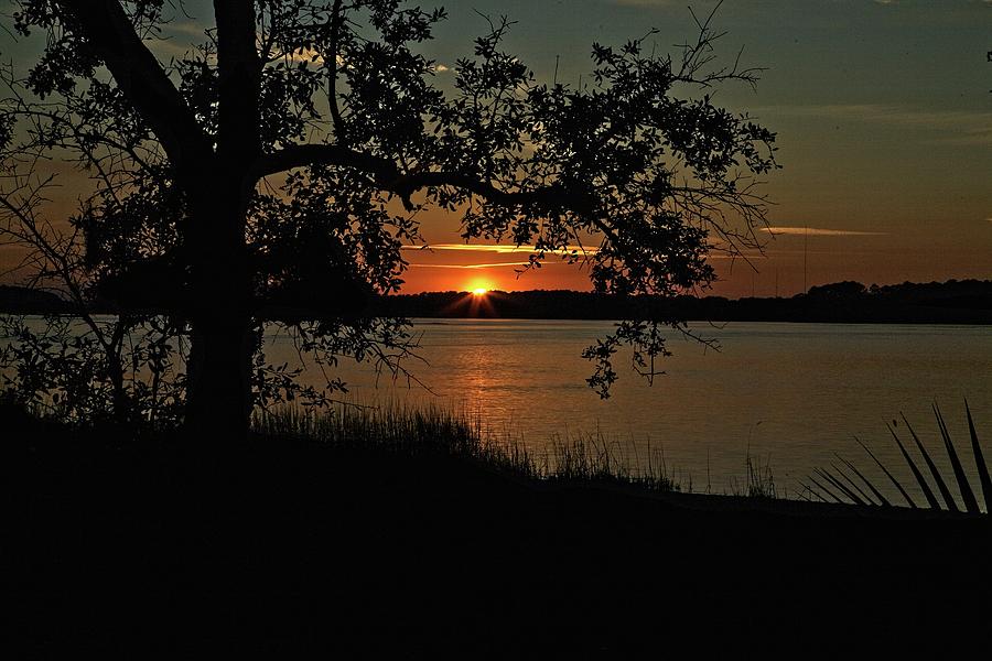 Roanoke Island Sunset Photograph by Ronald Lutz