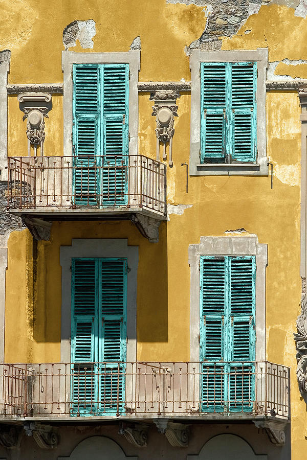Rapallo facade Photograph by Al Hurley