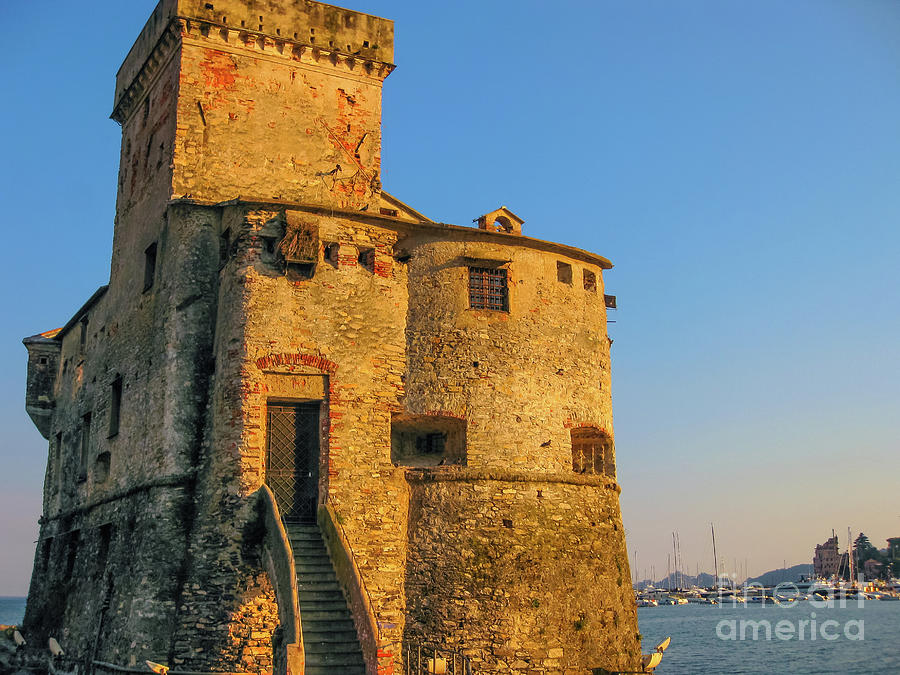 Rapallo medieval castle Photograph by Benny Marty