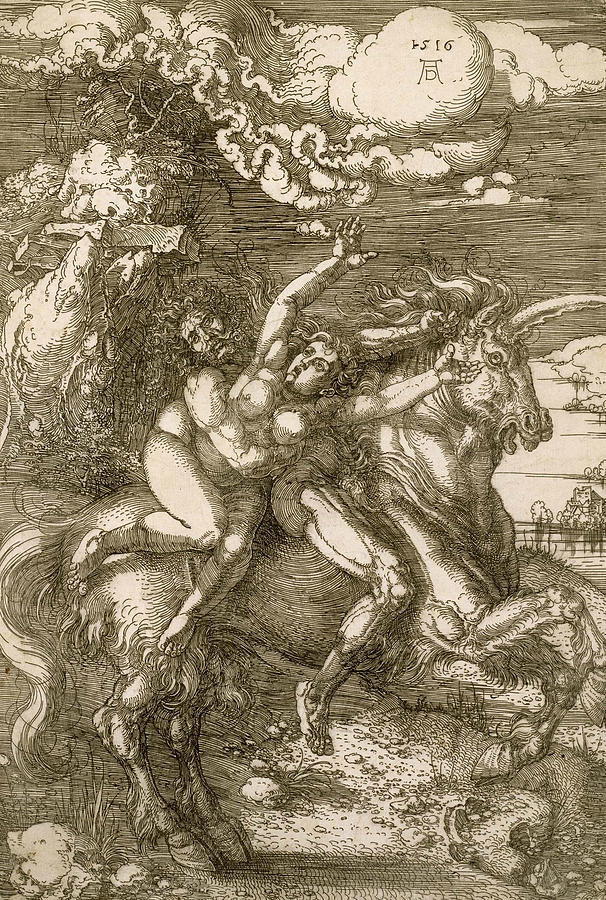 Rape of Prosperpina Relief by Albrecht Durer