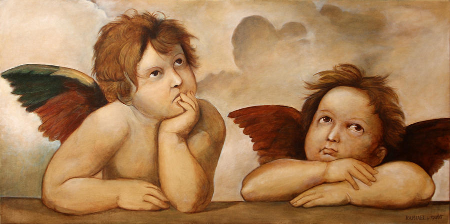 Raphael Angels Painting By Darko Topalski Fine Art America   Raphael Angels Darko Topalski 