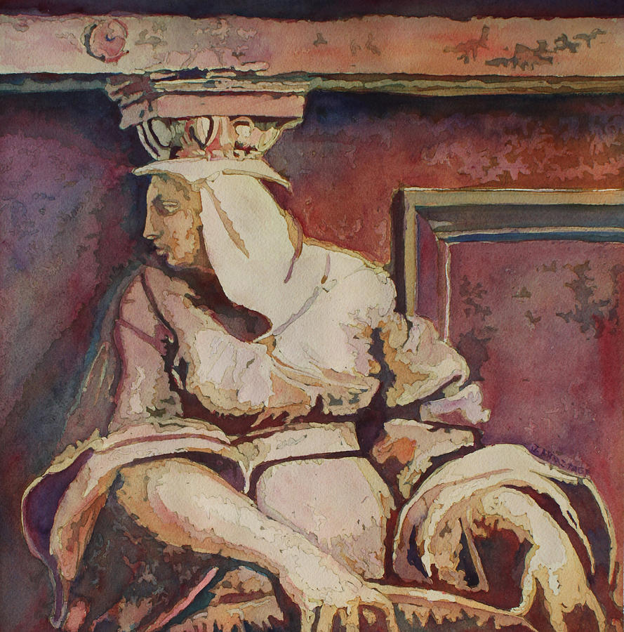 Raphaels Pillar Painting by Jenny Armitage