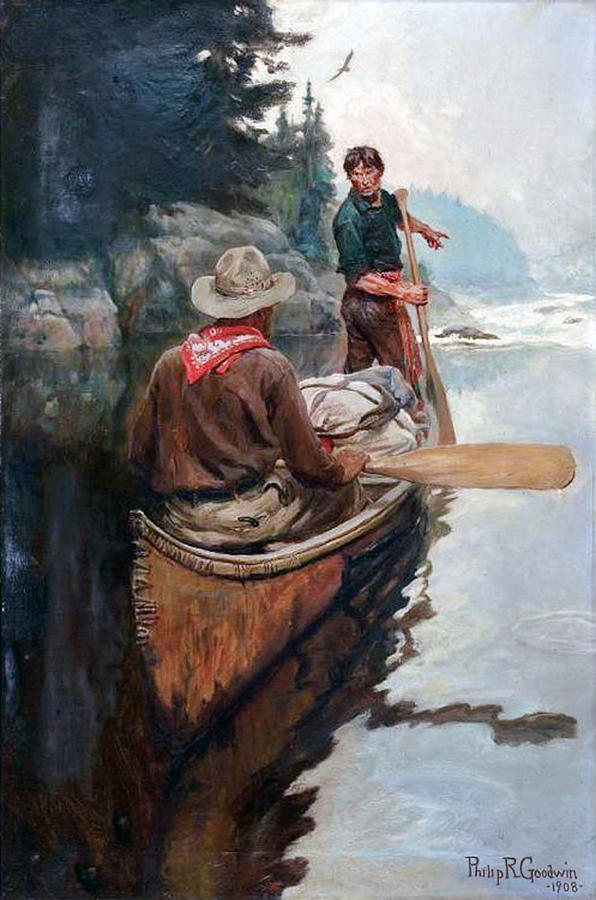 Rapids Ahead Painting by Philip R Goodwin