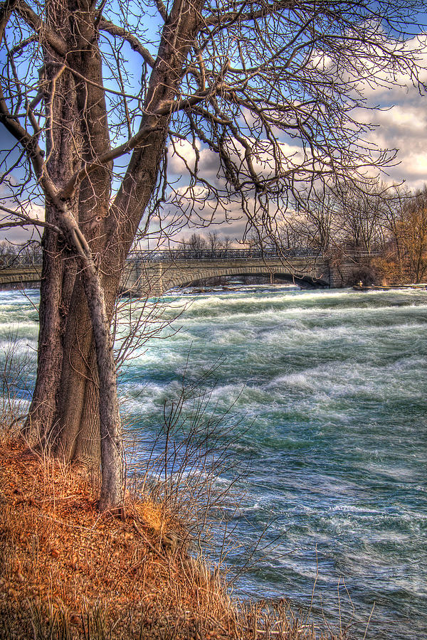 Rapids in Fall Photograph by Tammy Wetzel