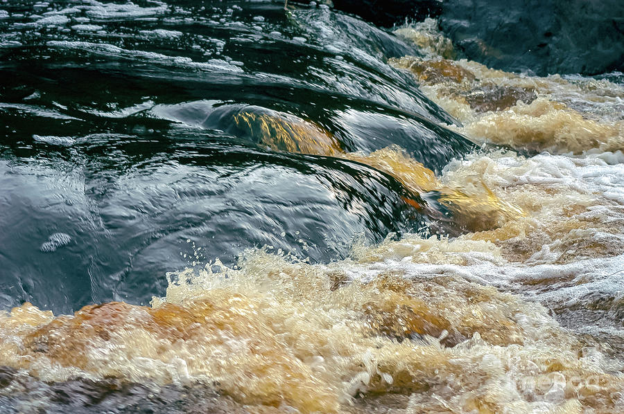 Rapids in the Kettle River Photograph by Bob Phillips