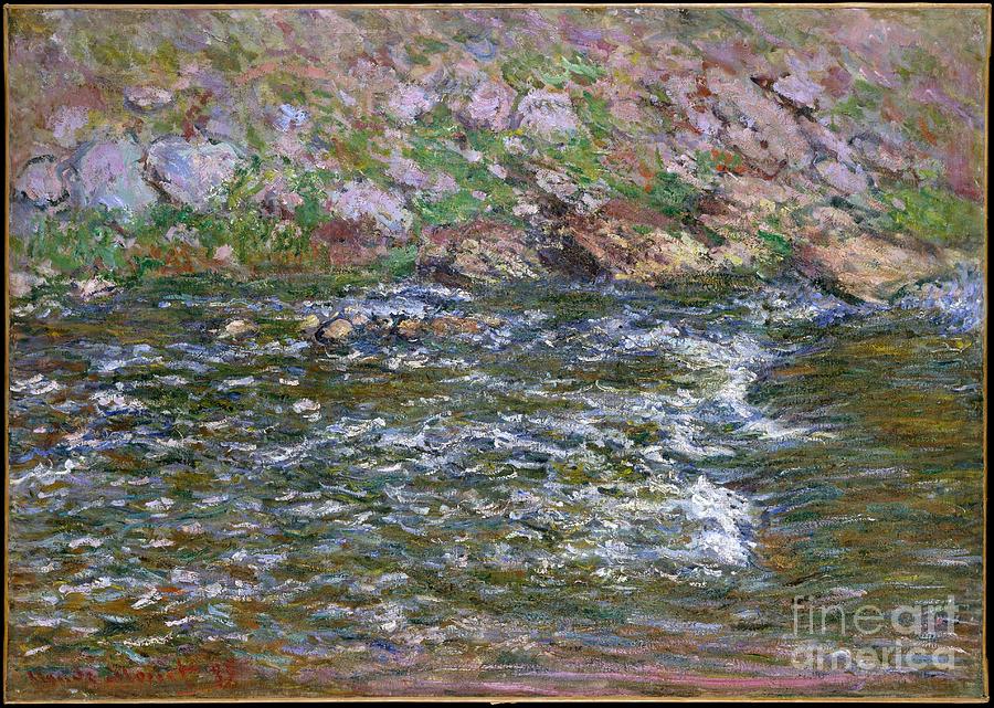 Rapids On The Petite Creuse At Fresselines Painting