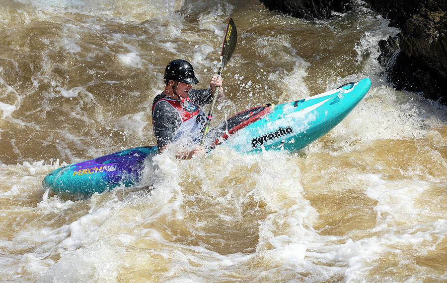 Rapids Rider Photograph by Art Cole