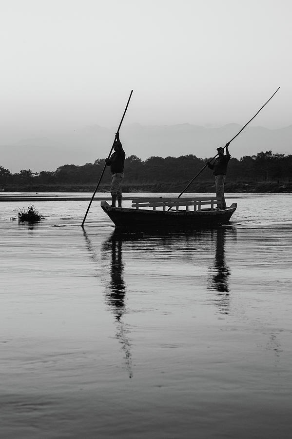 Rapti River Cruising Photograph by Joe Kopp