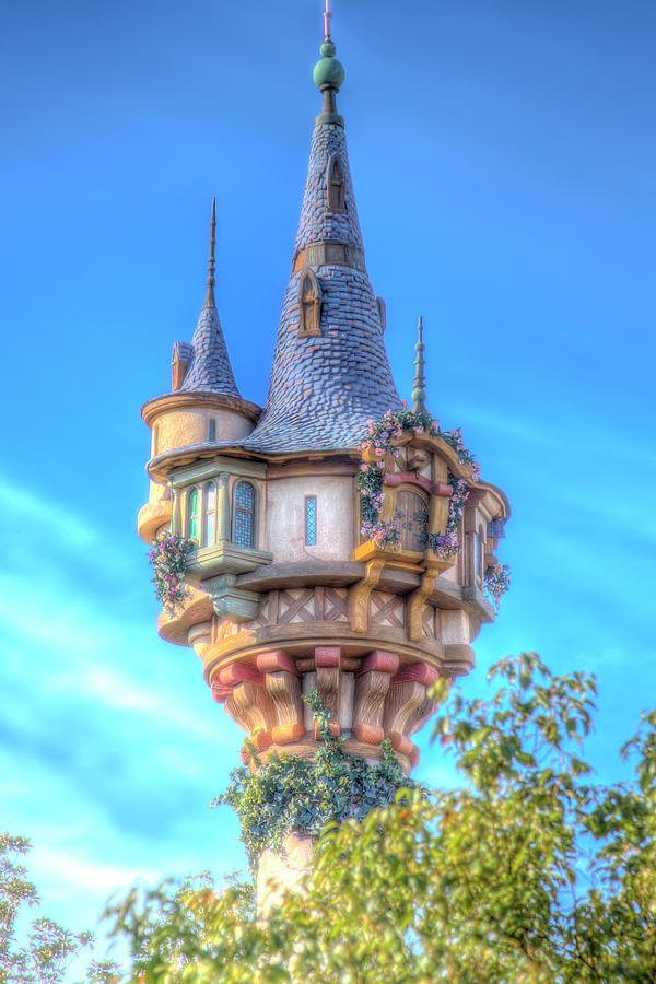 Rapunzel Castle Tower Photograph by Mark Andrew Thomas