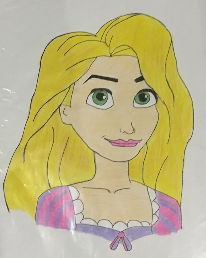 disney princess rapunzel drawing