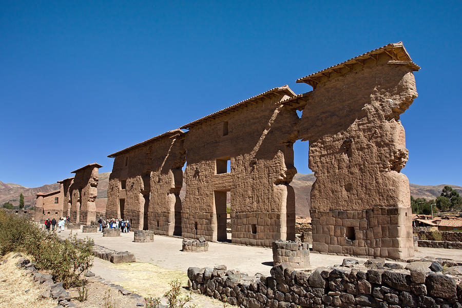 Raqchi Inca Ruins Photograph by Aivar Mikko