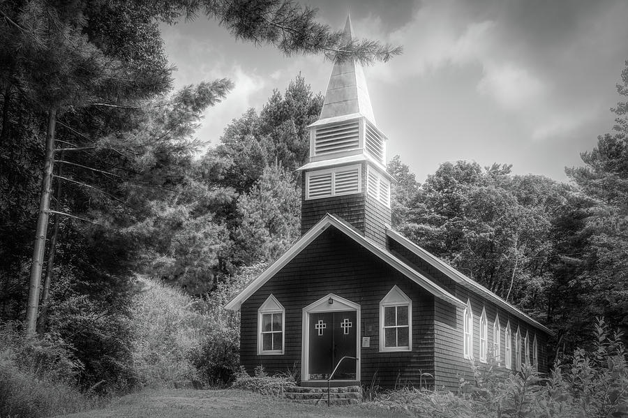 Raquette Lake Chapel Photograph by Guy Whiteley