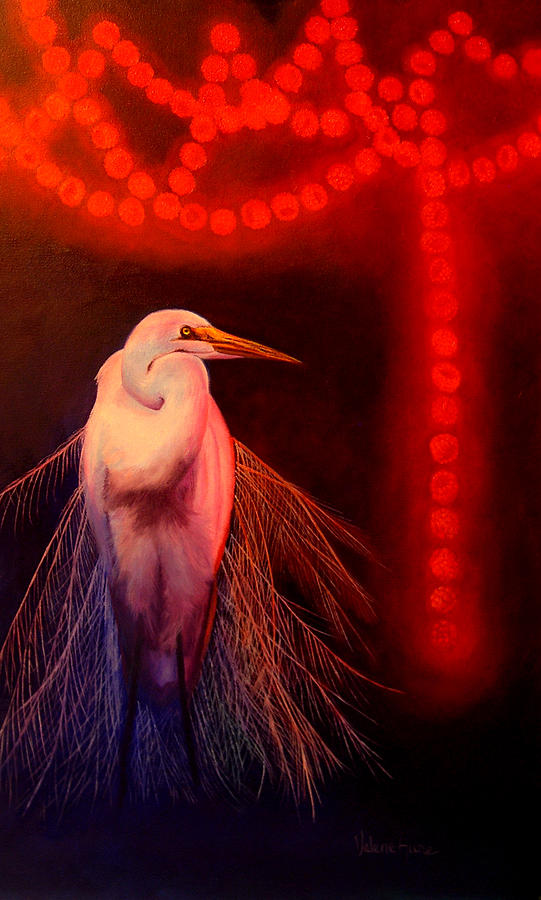 Bird Painting - Rasberry Glow by Valerie Aune Bird Painting - Rasberry Glow by Valerie Aune