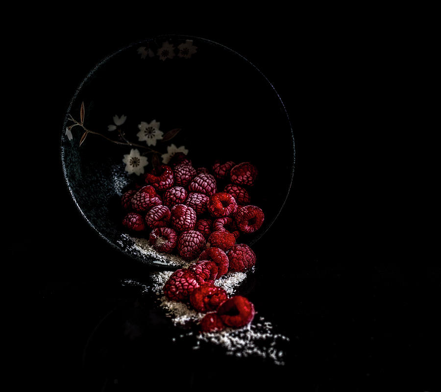 Raspberry Photograph - Raspberry Pour by Phillips and Phillips Raspberry Photograph - Raspberry Pour by Phillips and Phillips