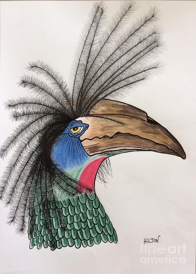 Rasta Bird Pastel by Graham Wallwork - Pixels