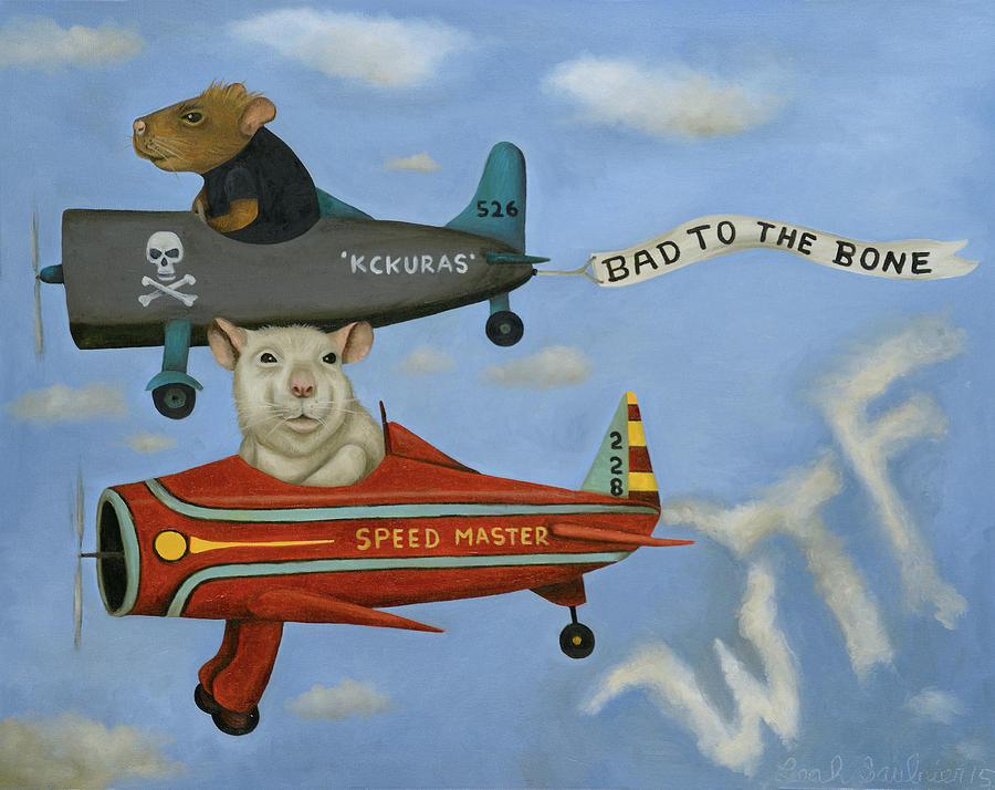Rat Race 5 Painting by Leah Saulnier The Painting Maniac