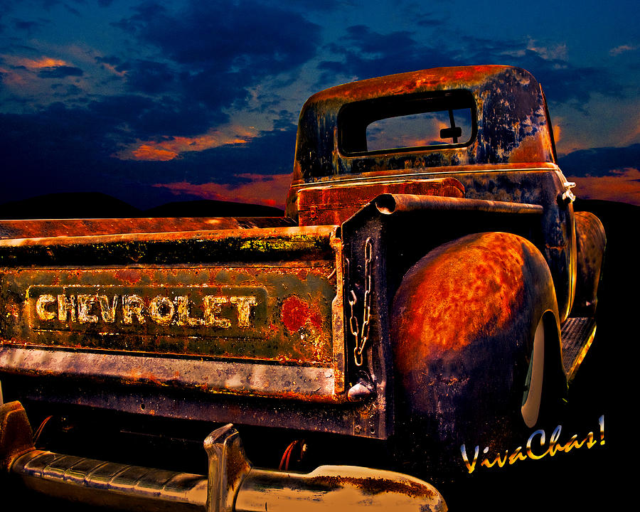 Rat Rod Chevy Truck Photograph by Chas Sinklier