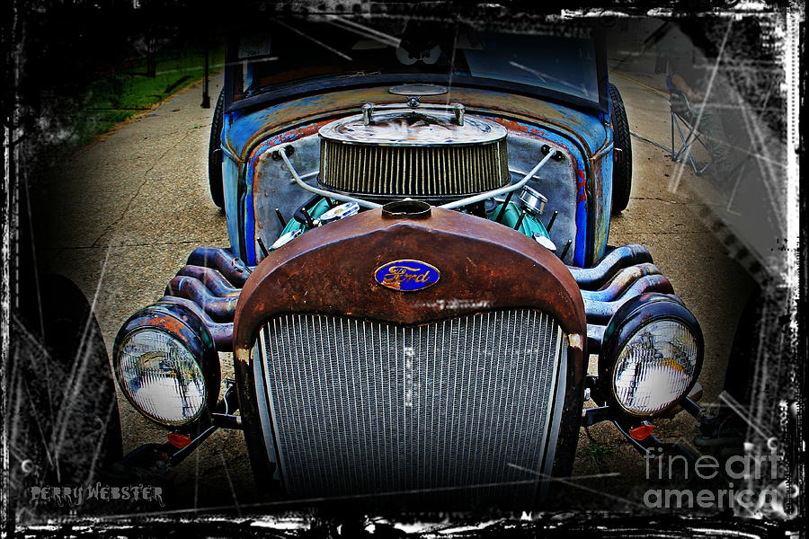 Rat Rod Ford Photograph by Perry Webster