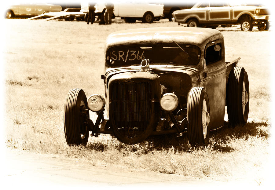 Rat Rod Pickup Truck Photograph by Mike Martin
