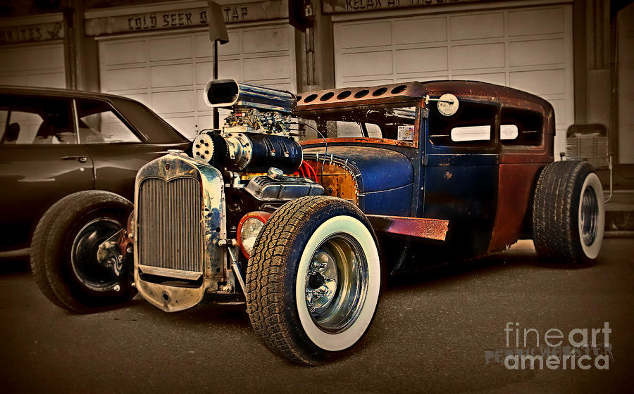 Rat Rod Scene 2 Photograph by Perry Webster