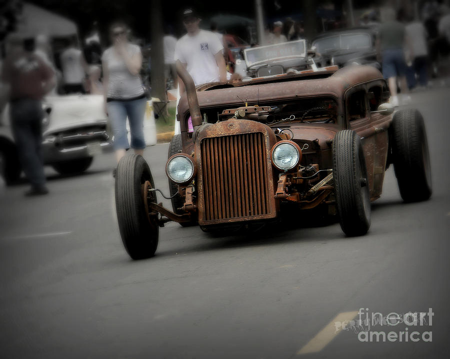Rat Rod Street Photograph by Perry Webster