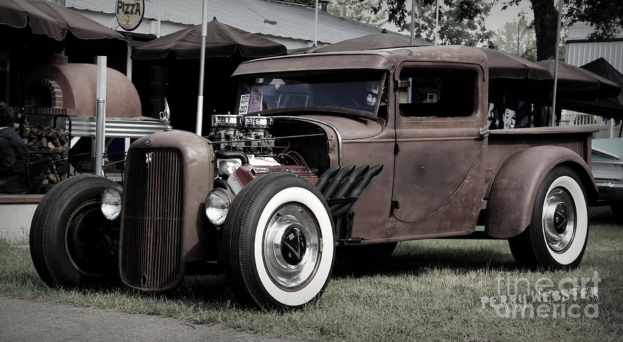 Rat Rod Trucking 2 Photograph by Perry Webster