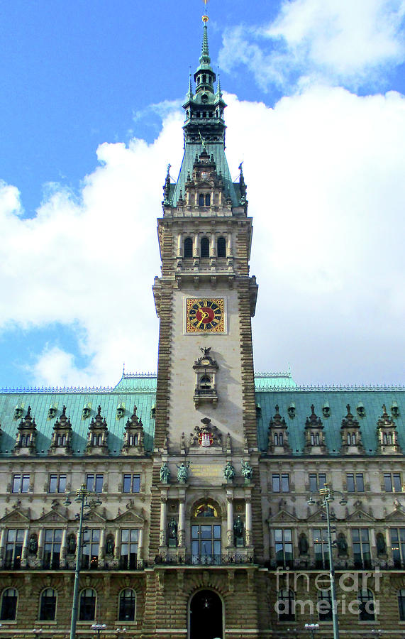 Rathaus Hamburg 1 Photograph by Randall Weidner