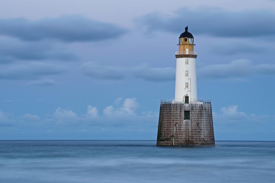 Rattray Head Light house at dusk Photograph by Stephen Taylor