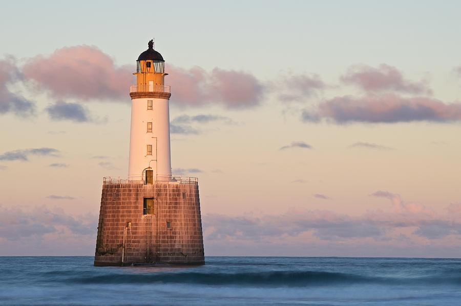 Rattray Head Lighthouse Sunset Photograph by Stephen Taylor