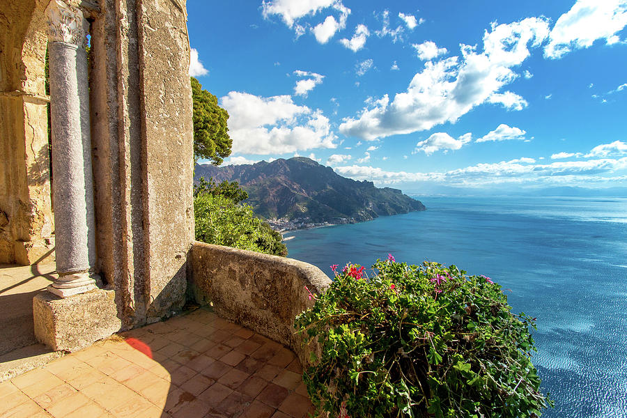 Ravello-Terrace of Infinity Photograph by Terry Finegan - Fine Art America