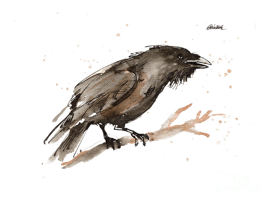 Raven 2018 05 30 Painting by Ang El