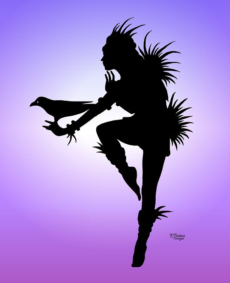 Raven Dance Digital Art by Ron Potter