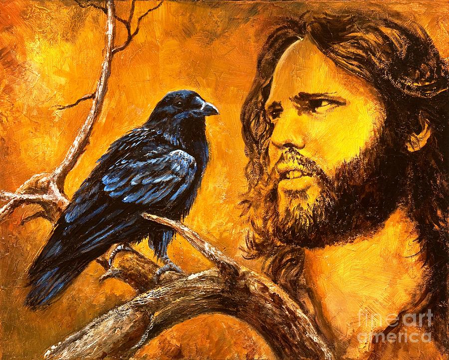 Jim Morrison Painting - Raven by Igor Postash