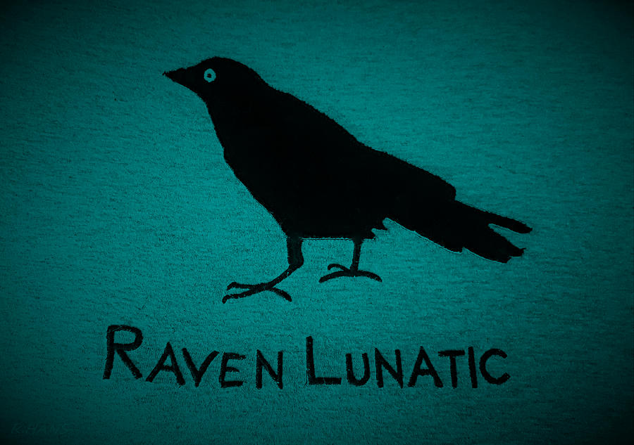 Raven Lunatic Aquamarine Photograph by Rob Hans