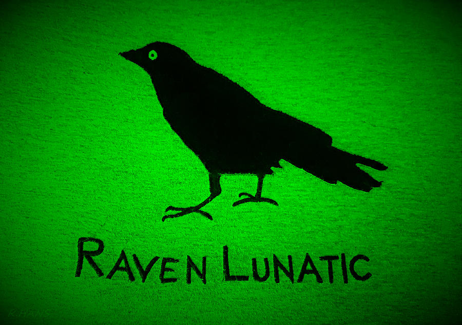 Raven Lunatic Green Photograph by Rob Hans
