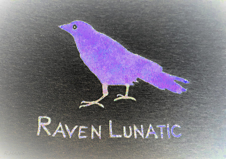 Raven Lunatic Negative Photograph by Rob Hans