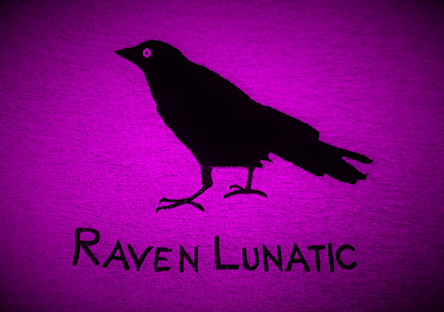 Raven Lunatic Purple Photograph by Rob Hans