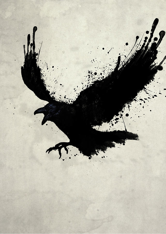 Raven Digital Art by Nicklas Gustafsson